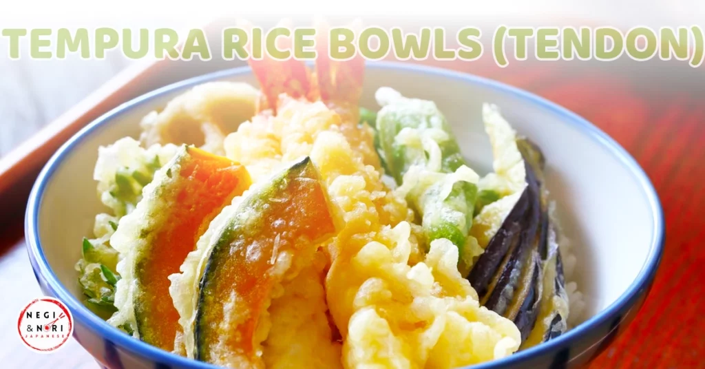 Tempura Rice Bowls (Tendon)