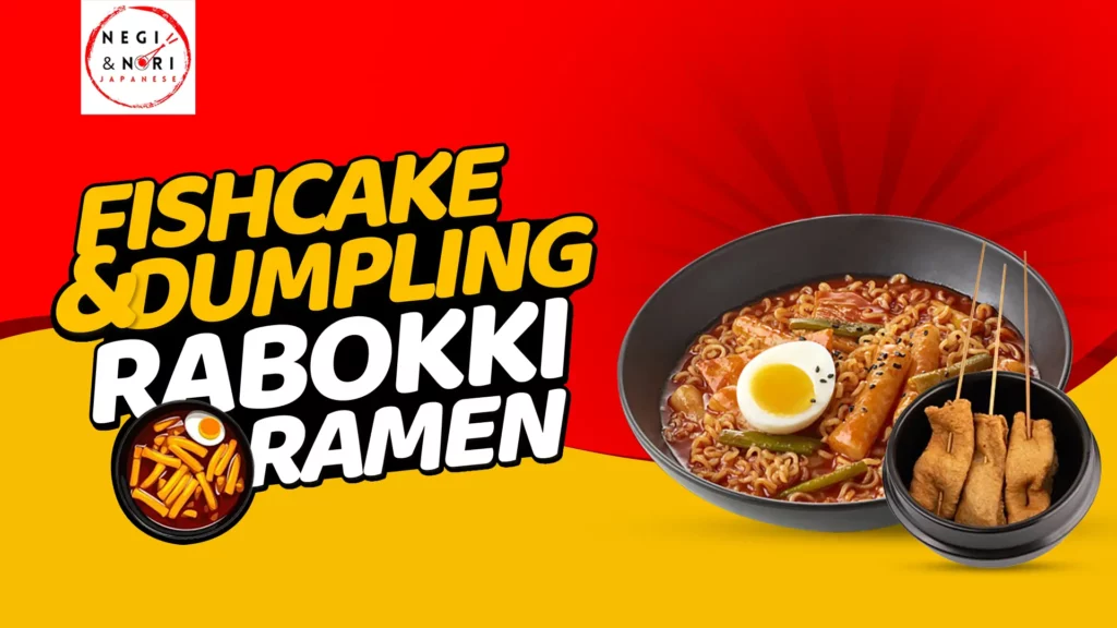 Fishcake and Dumpling Rabokki Ramen