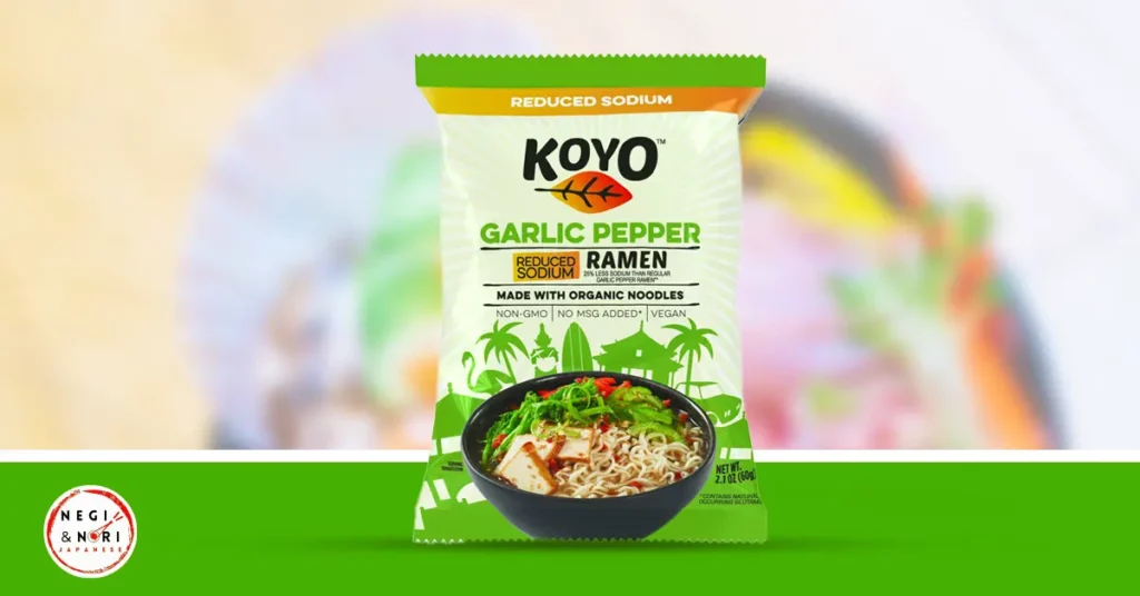 Koyo Reduced Sodium Garlic Pepper Ramen