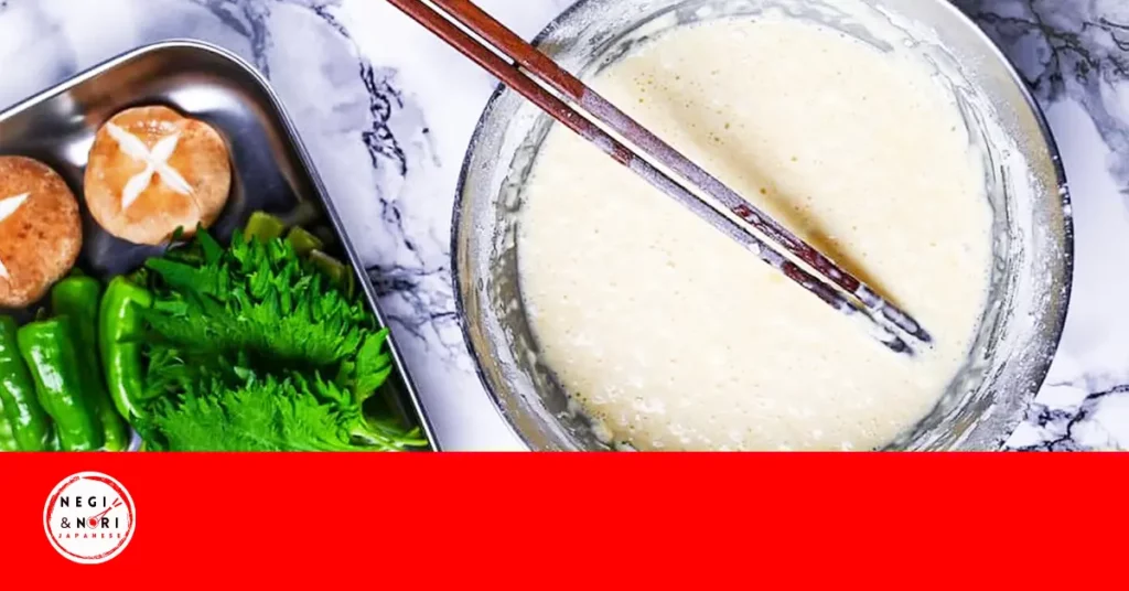 Use the batter lightly