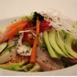 Seared Sashimi salad Seared Sashimi salad